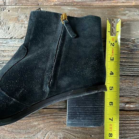 Tory Burch Marsden black suede heeled booties EUC size 7.5/8 - Picture 13 of 13